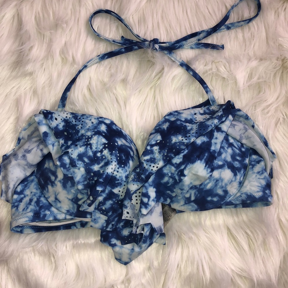 Tie-dye bikini top